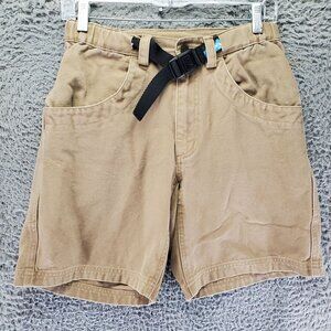 Kavu Shorts Mens Small Brown Adjustable Belted Casual Everyday Durable
